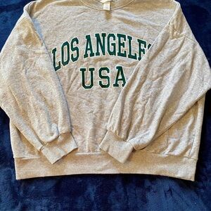 H & M oversized Los Angeles Sweatshirt size Medium